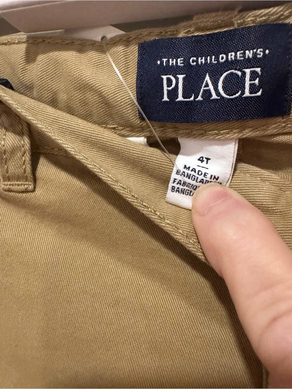 Children’s placeBoys Khaki Straight-Leg Chinos